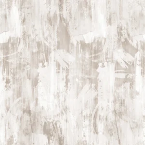 Papier peint effet peinture abstraite beige et blanc texturé
