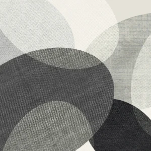 Papier Peint Moderne Formes Géométriques Abstraites Beiges et Grises