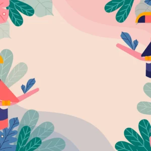 Papier peint tropical moderne avec toucans colorés et feuillage exotique