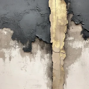 Papier peint effet mur décrépi texture urbaine industrielle vintage