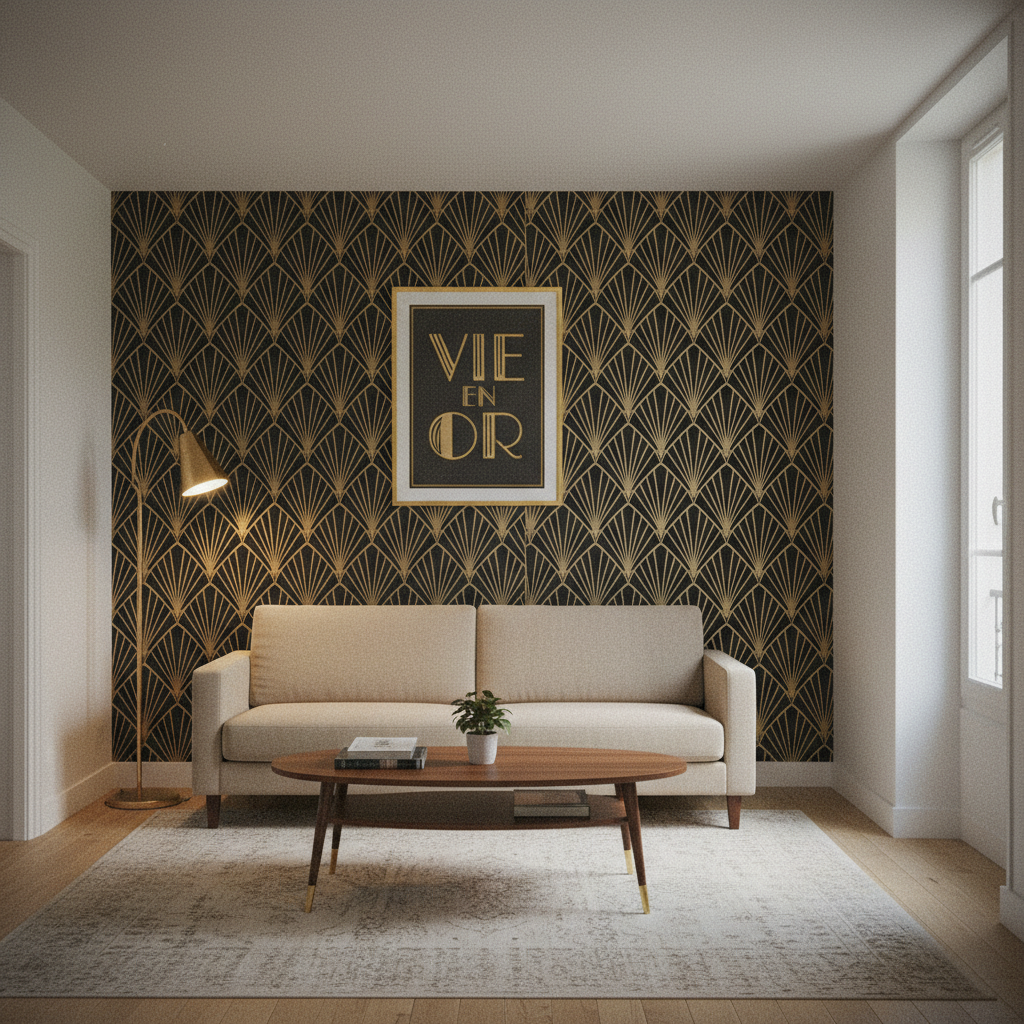 Papier peint Art Déco : guide complet pour une décoration élégante