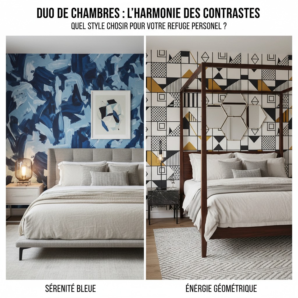 Papier peint chambre adulte : tendances et idées déco 2025