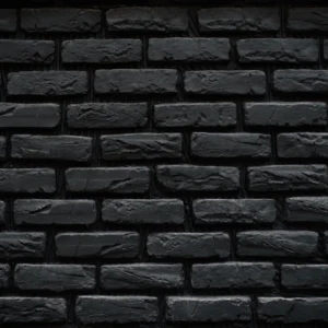 Papier Peint Effet Briques Anthracite Texture Industrielle Vintage