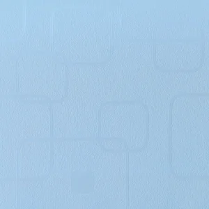 Papier peint moderne bleu ciel aux motifs géométriques subtils