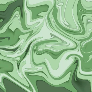 Papier Peint Marbre Liquide Vert Nuances Organiques Fluides