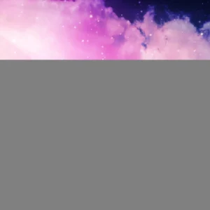 Papier Peint Galaxie Rose et Violet avec Nuages Cosmiques Étoilés