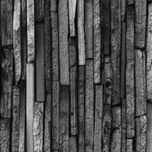 Papier Peint Texture Bois Brûlé Effet Relief Vertical Industriel