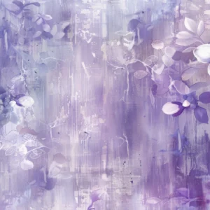 Papier peint floral aquarelle violet nuances délicates romantique