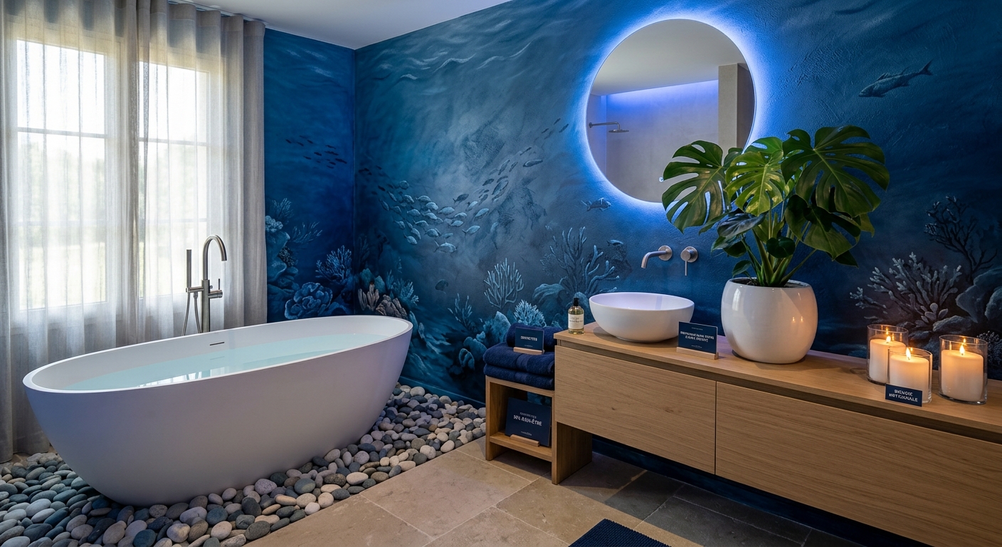Salle de bain océan : plongée sensorielle au quotidien