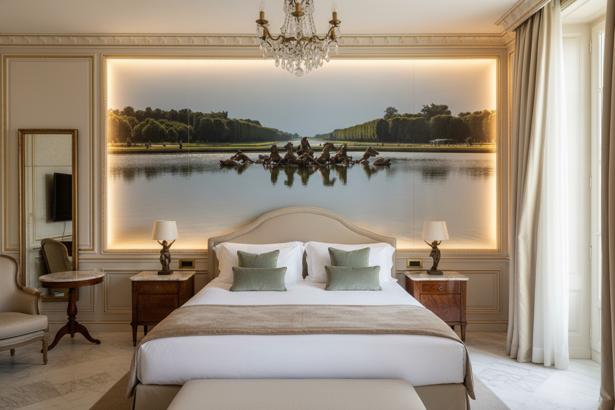 Château de Versailles Bassin d'Apollon Fontaine Baroque Élégant - Hôtel